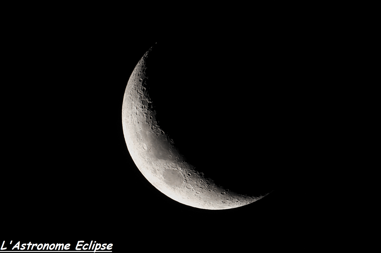 Croissant lunaire (5 Mars 2014)