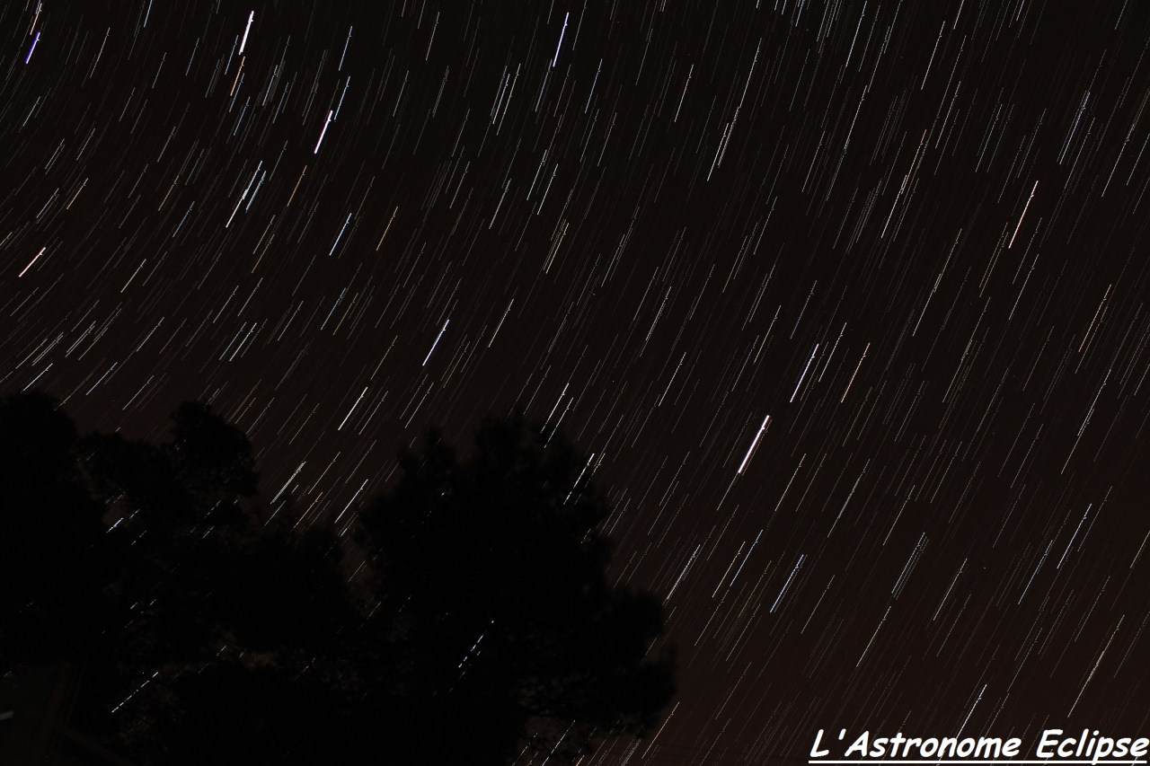 Filé d'étoiles près de la Grande Ourse (22 Février 2014)