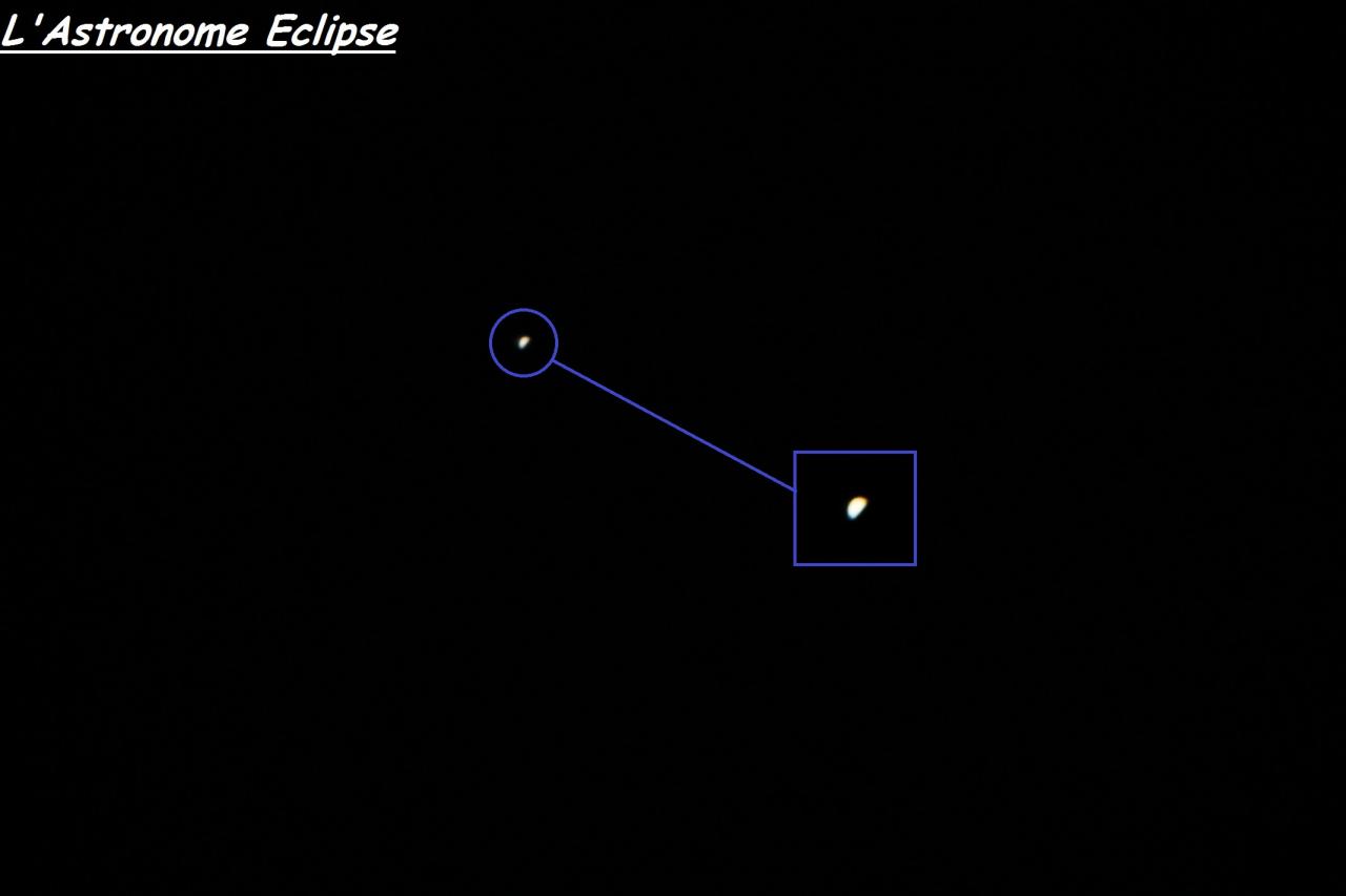 Vénus vue au télescope de 150mm (7 Novembre 2013)